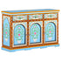 L' Orientaliste -  Hand Painted Sideboard 120x35x76 cm Solid Mango Wood